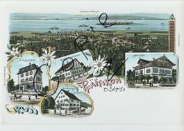 Gruss aus Pfäffikon, Ct. Schwyz -  (um 1900)