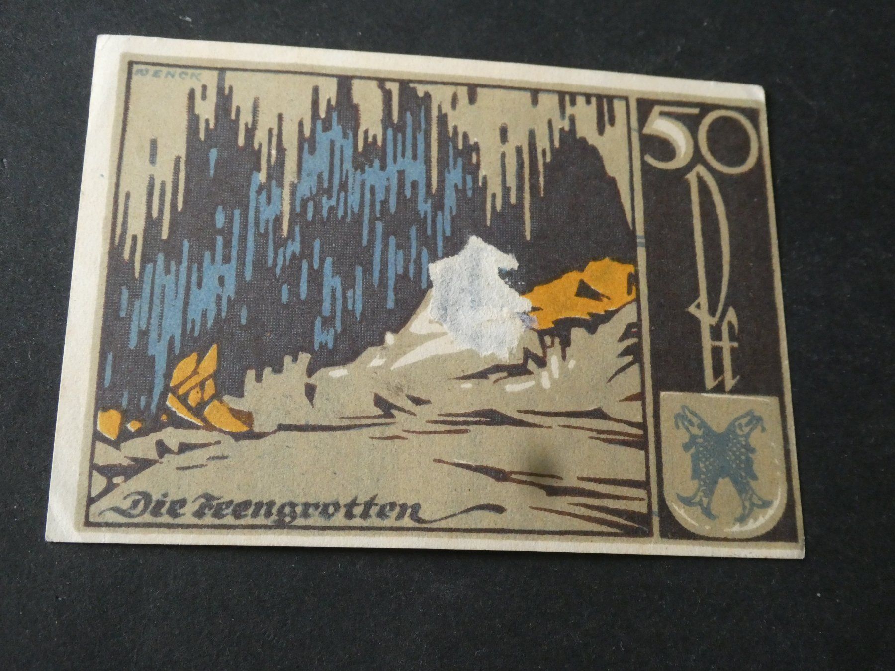 Banknoten: Dt. Reich, Saalfeld - Notgeldschein – Gebraucht aus Hinterforst von Rohusri 1
