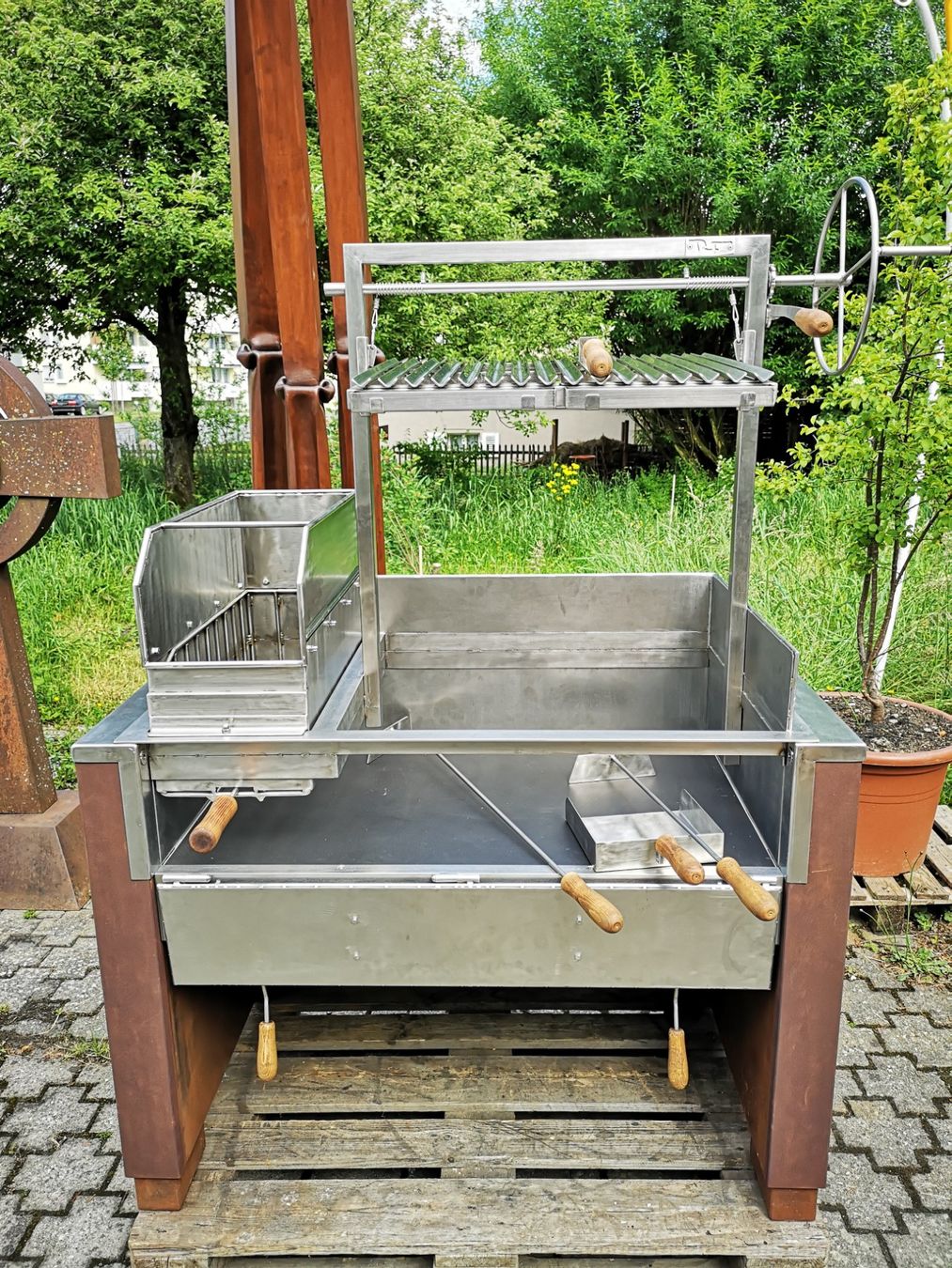 Griglie: Asado Grill Edelstahl – Nuovo e nell'imballaggio originale da Widnau venduto da Steelworld 1