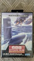 688 Attack Sub / SEGA Mega Drive Spiel Kompl.