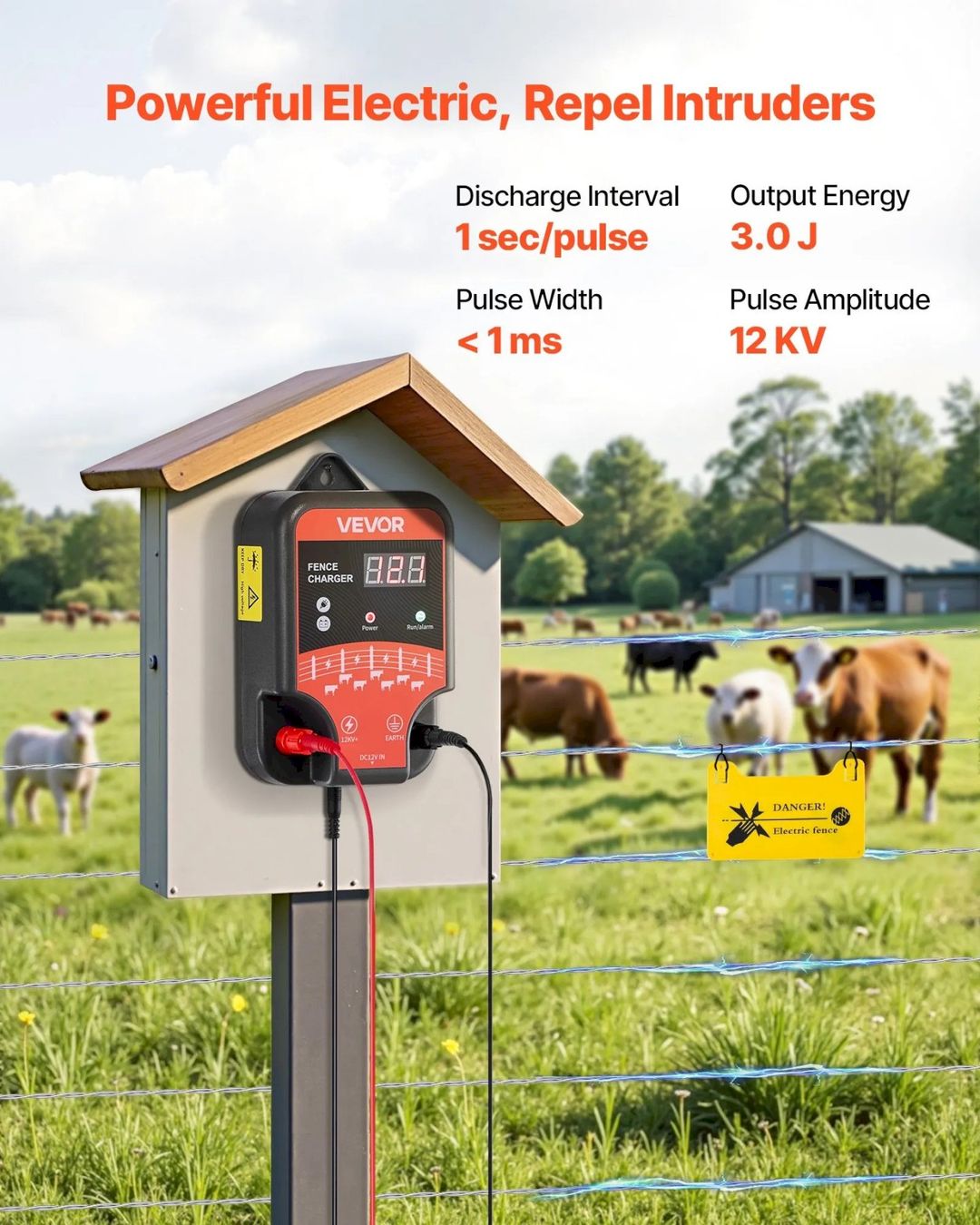 Altre attrezzature per stalle: VEVOR Weidezaungerät 12 kV – Nuovo e nell'imballaggio originale da Bottighofen venduto da zaap 1