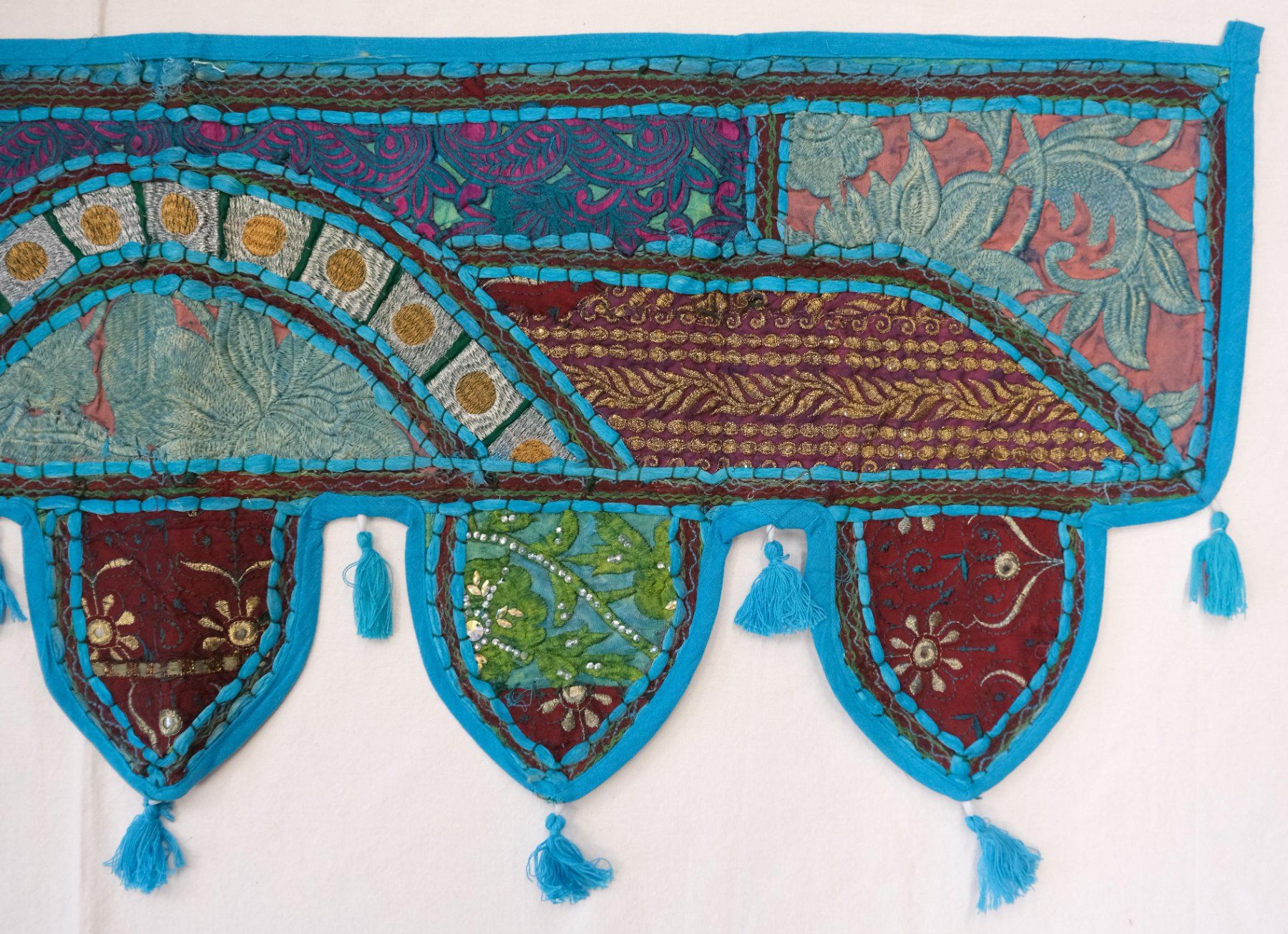 Tutte le decorazioni: Indischer Wandbehang Türbehang Dekoration Patchwork – Nuovo (secondo la descrizione) da Zürich venduto da Masala-Oase 2