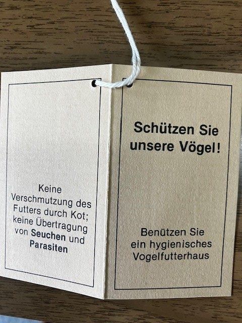 Casette per uccelli: Vogelfutterhaus aus PS – Nuovo (secondo la descrizione) da Goldach venduto da Cabro 3