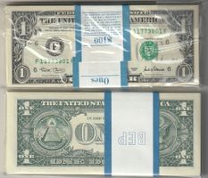 1 Dollar  2001  100 stk  original pak unz bankfriesch