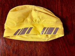 Crane Reflective Yellow Running Beanie Hat, Size S/M