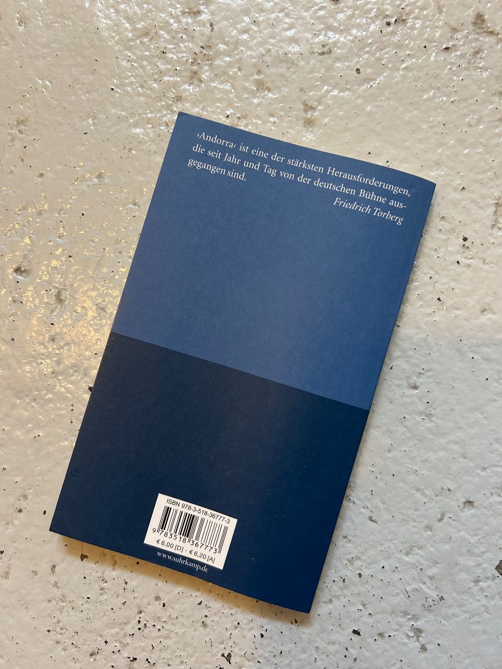 Bücher: Andorra von Max Frisch – Neu (gemäss Beschreibung) aus Wabern von belka72 2