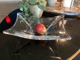 Plat à fruits en cristal Daum France
