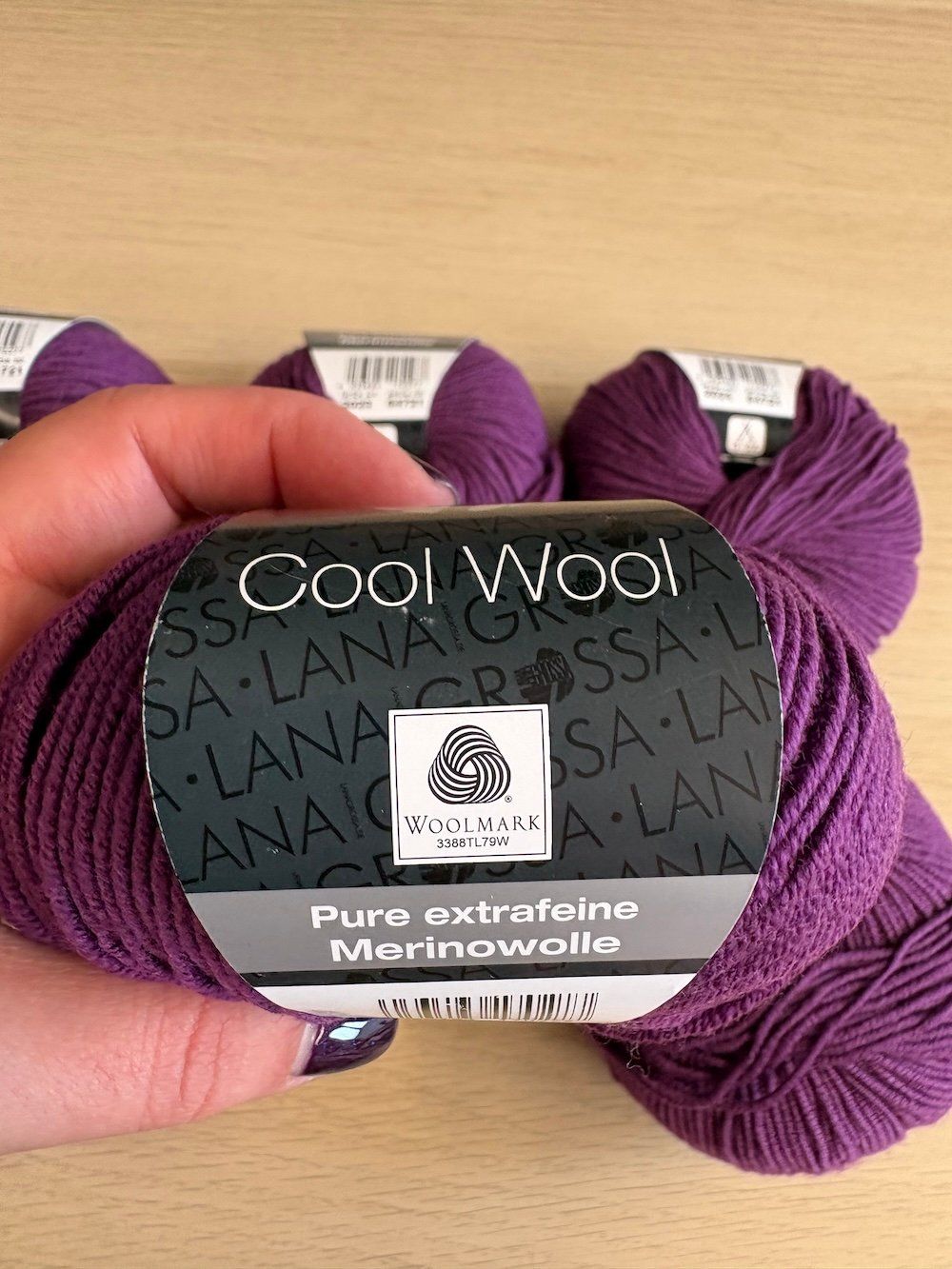 Wolle: Lana Grossa Cool Wool - Dunkellila – Neu (gemäss Beschreibung) aus Ostermundigen von asi_jqt5 2