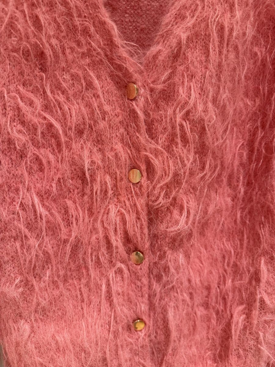 Maglioni & Felpe: Strickjacke rosa Mohair Grösse L – Nuovo (secondo la descrizione) da Regensdorf venduto da aid_hl7v 1