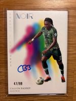 Panini Noir Calvin Bassey Nigeria On-Card Autogramm /99