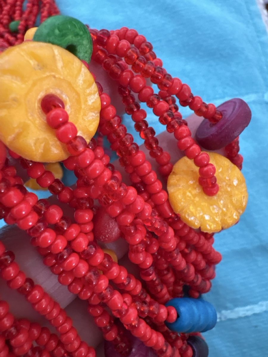 Catenine: Kette rot Perlen  – Usato da Zürich venduto da Sundaygirl 3