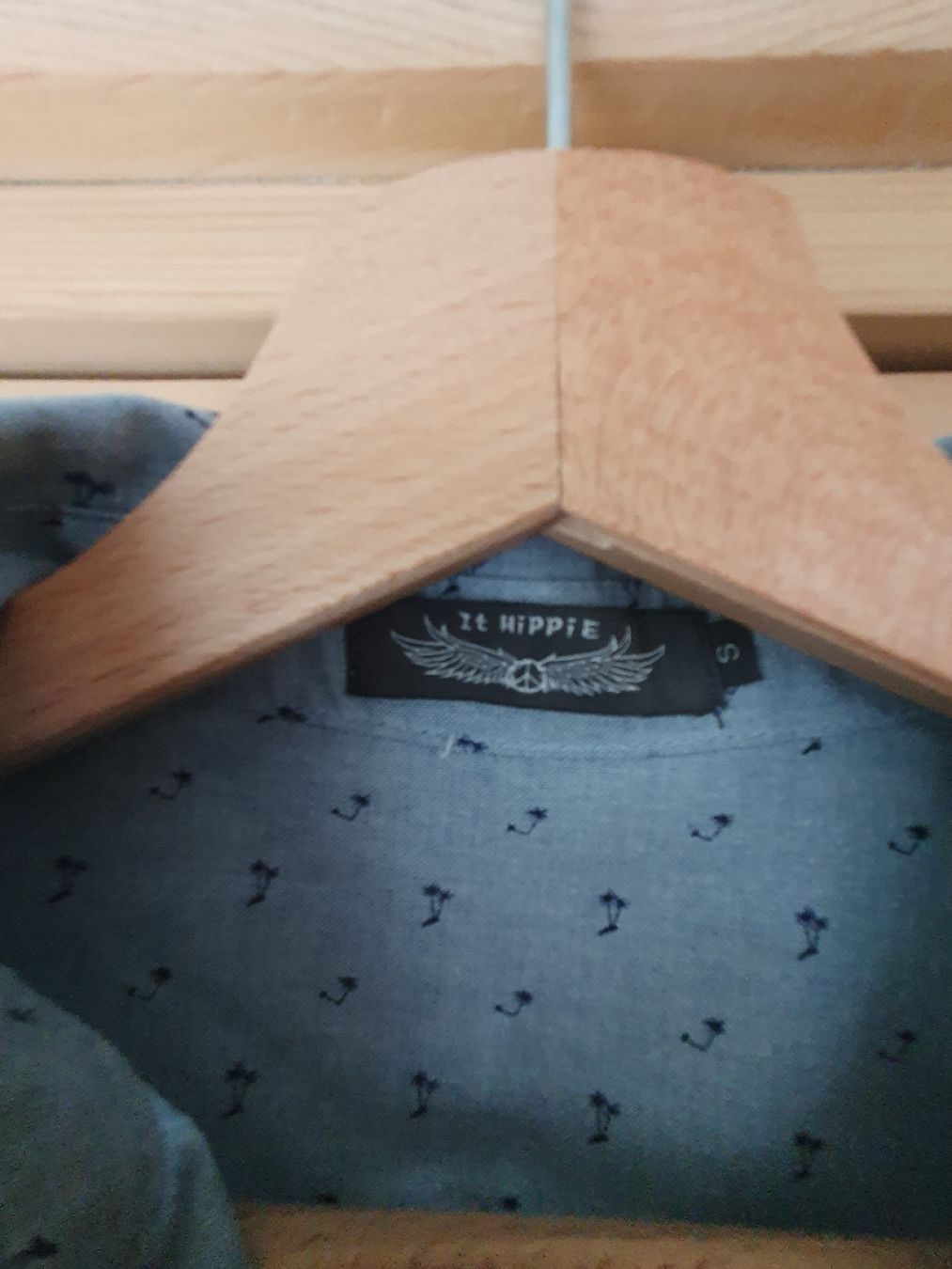 Camicette: Hemd/Bluse "It Hippie" mit Palmenmuster, Gr. S. – Usato da Steinach venduto da Xamax18 3