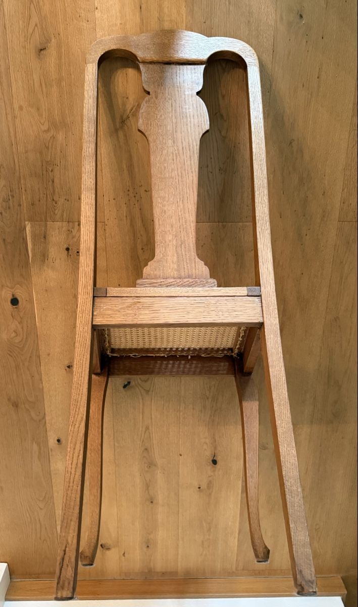 Sedie: Antiker Eichenstuhl mit Rattansitz, Sommer-Schnäppchen! – Usato da Schwanden b. Brienz venduto da Baal1 2