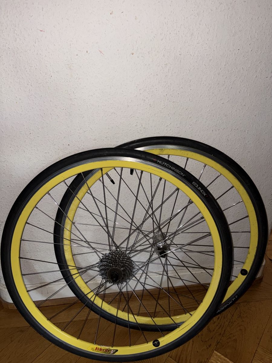 Pezzi di ricambio: Set 2 roues velocity V deep jaunes – Usato da Genève venduto da xamime