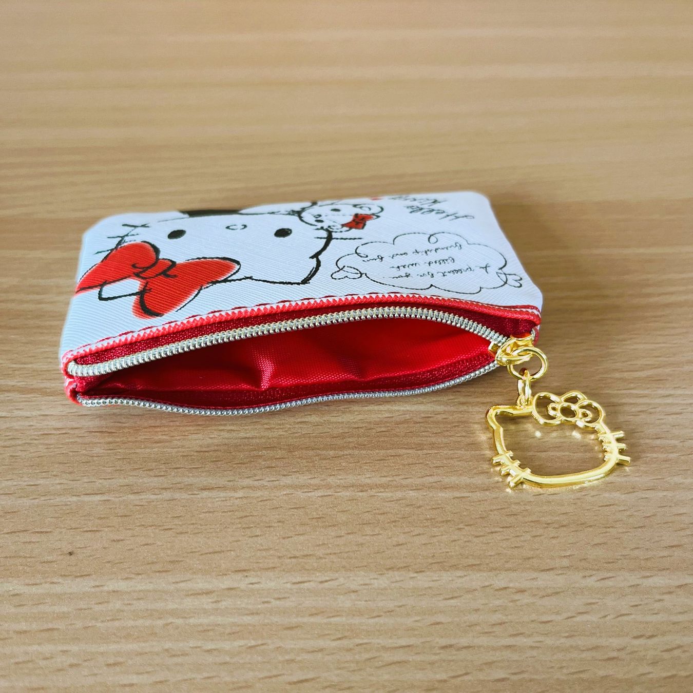 Hello Kitty Altro per bambini: Hello Kitty Portemonnaie weiss / rot – Nuovo (secondo la descrizione) da Amlikon-Bissegg venduto da allerlei-versand 1