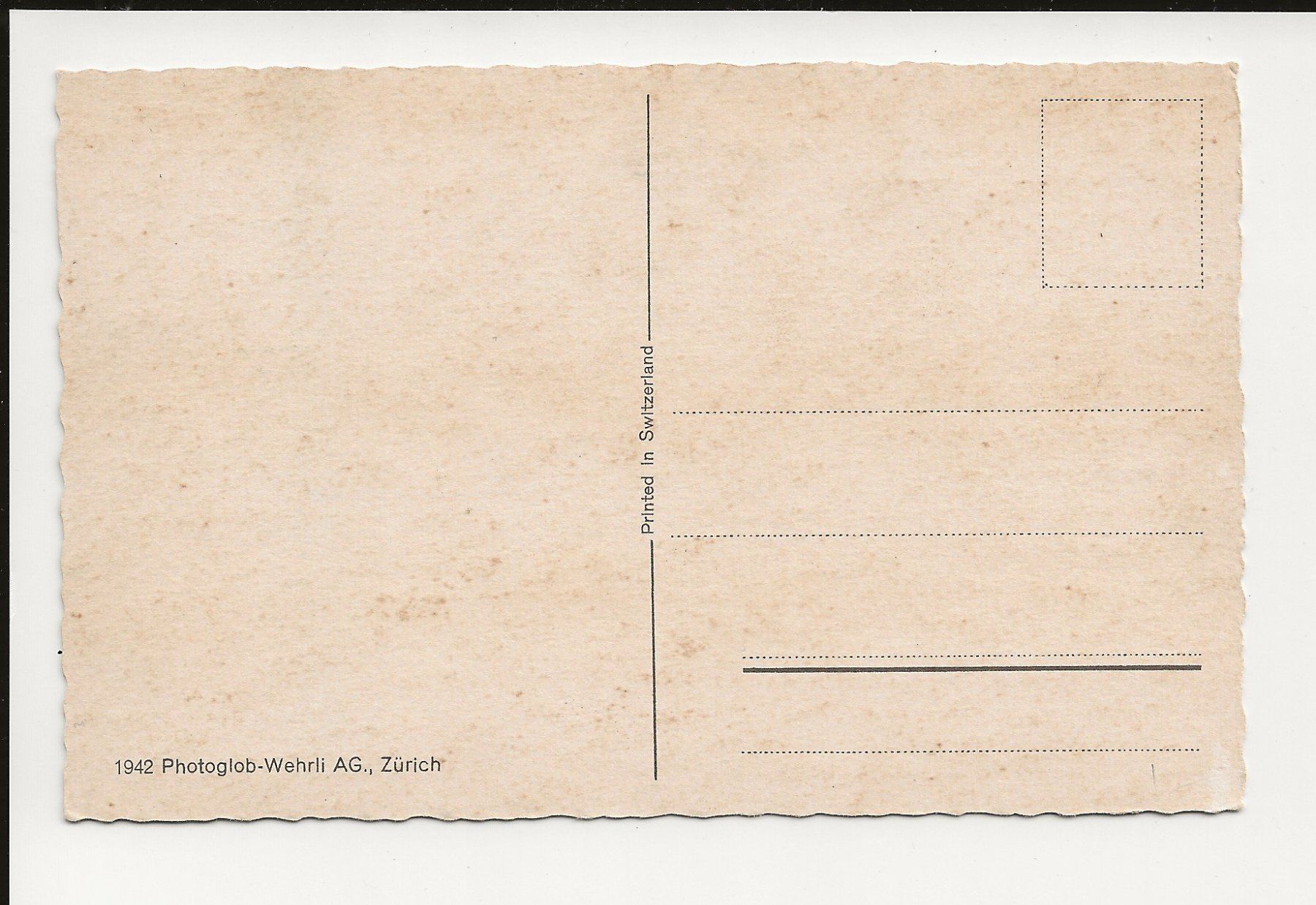 Cartoline postali: AK ca.1960 Brünigpass 1007 m 3300 ft. – Usato da Greifensee venduto da 315WDO 1