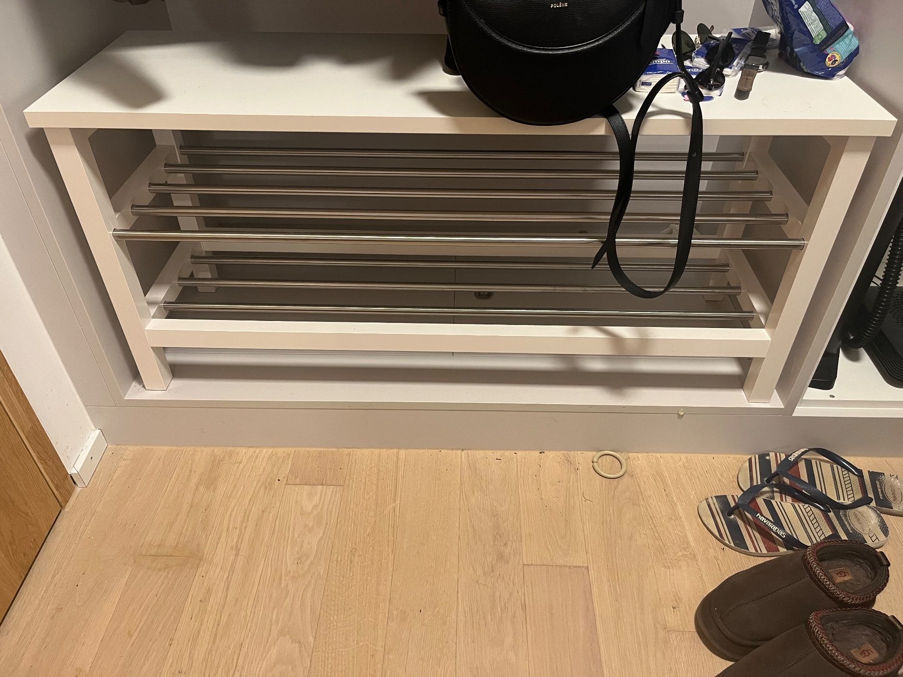 Allestimento di negozi e stand fieristici: Shoe rack with storage room – Usato da Zürich venduto da vil_mgs6