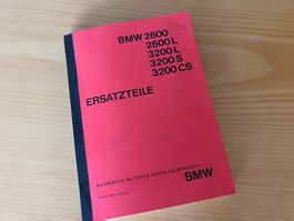 Ersatzteilbuch BMW 2600, 2600L, 3200L, und 3200CS (Bertone)