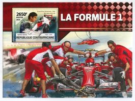 Block "Formel 1. Ayrton Senna". Zentralafrikanische Republik