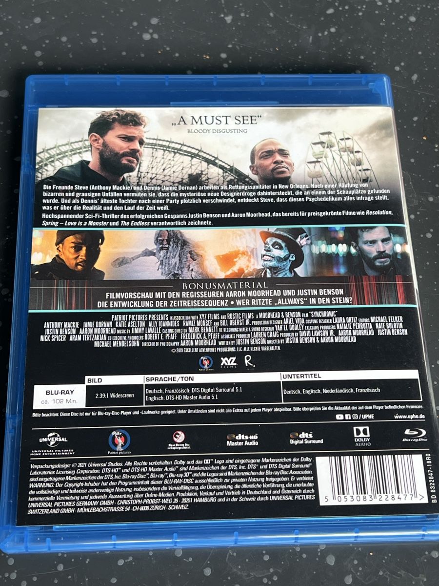 Tutti i DVDs: Blu-ray Synchronic guter Zustand – Usato da Buckten venduto da Dominoluna 1