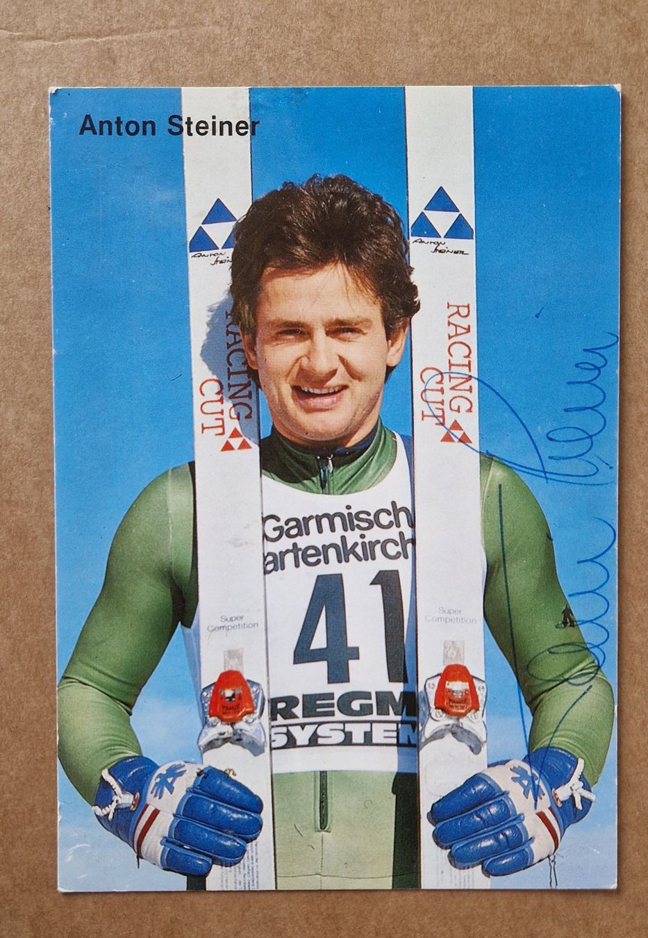 Autographes: Anton Steiner - sehr alte Autogrammkarten  sk – D'occasion à Menziken par Autogramme