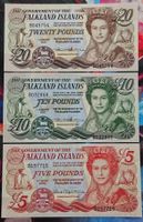 Falkland Islands 5;10;20 pounds _2 UNC