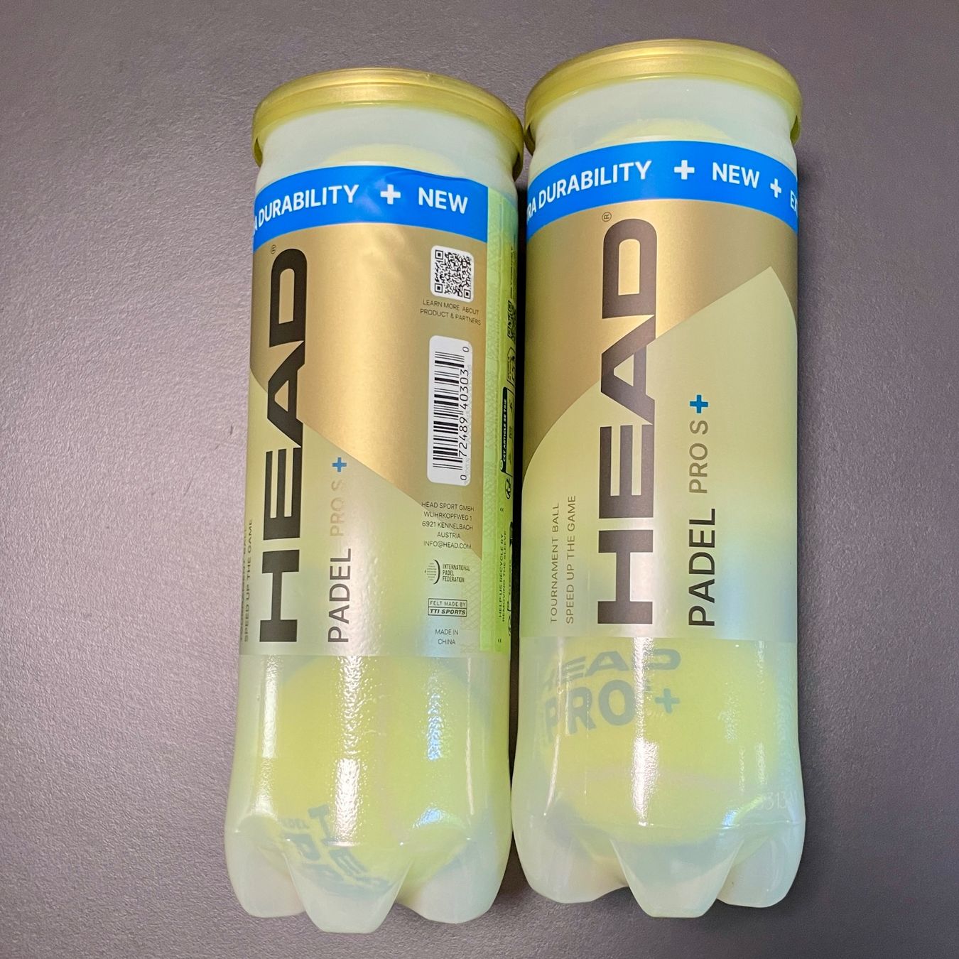Head Palloni: 2 Dosen HEAD PRO S+ mit je 3 Padelbällen – Nuovo e nell'imballaggio originale da Aarburg venduto da jimmy1978