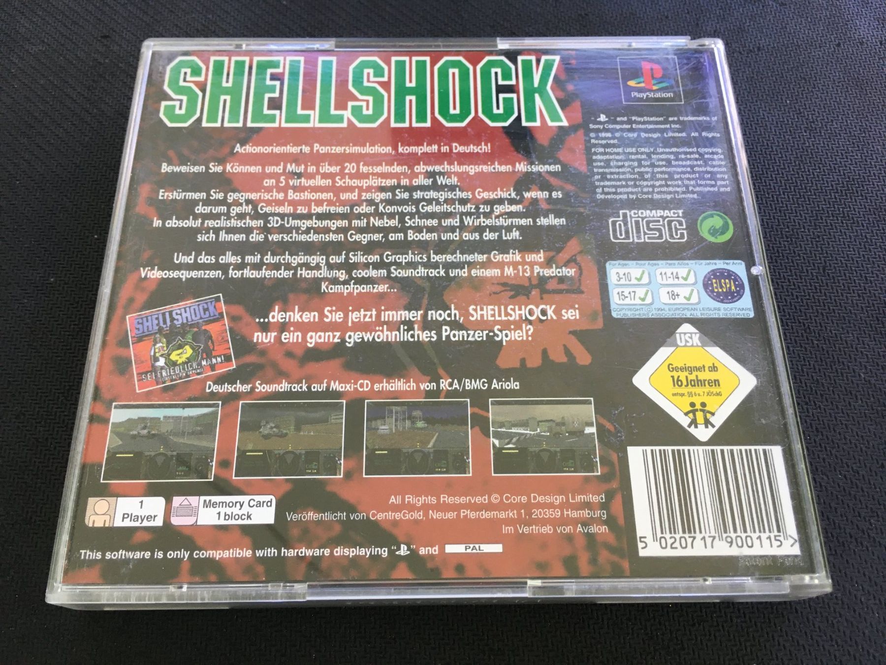 Sony Giochi: Shellshock - Playstation 1 / PS1 – Usato da St.Gallen venduto da Punktchen01 2