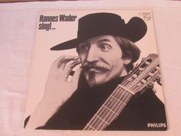 Hannes Wader singt... Schallplatte LP 33rpm