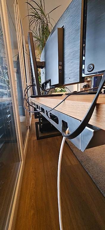 Tavoli: Bürotisch mit handgefertigter Eichenholzplatte – Usato da Muolen venduto da ToBlick 2