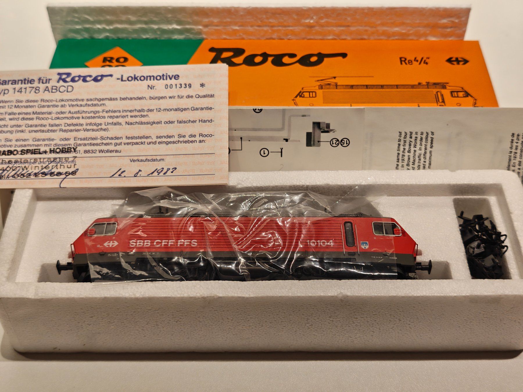 Roco Modellini di ferrovie: Roco 14178 D Re 4/4 IV – Usato da Braunau venduto da Homersimpson