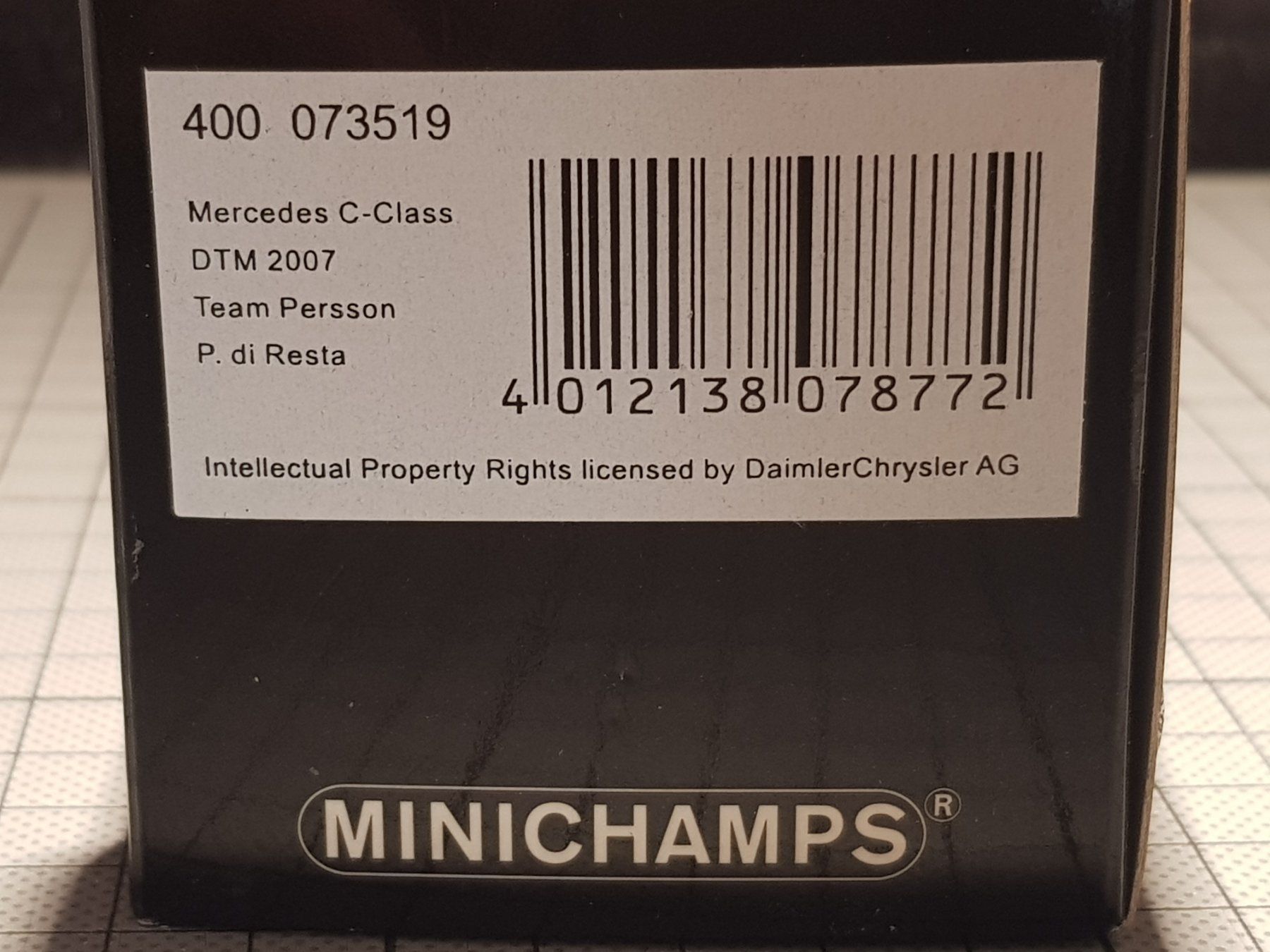 Minichamps Modellini d'auto: Mercedes-Benz C-Class DTM 2007 – Nuovo e nell'imballaggio originale da Chézard-St-Martin venduto da AlPat-Collections 6