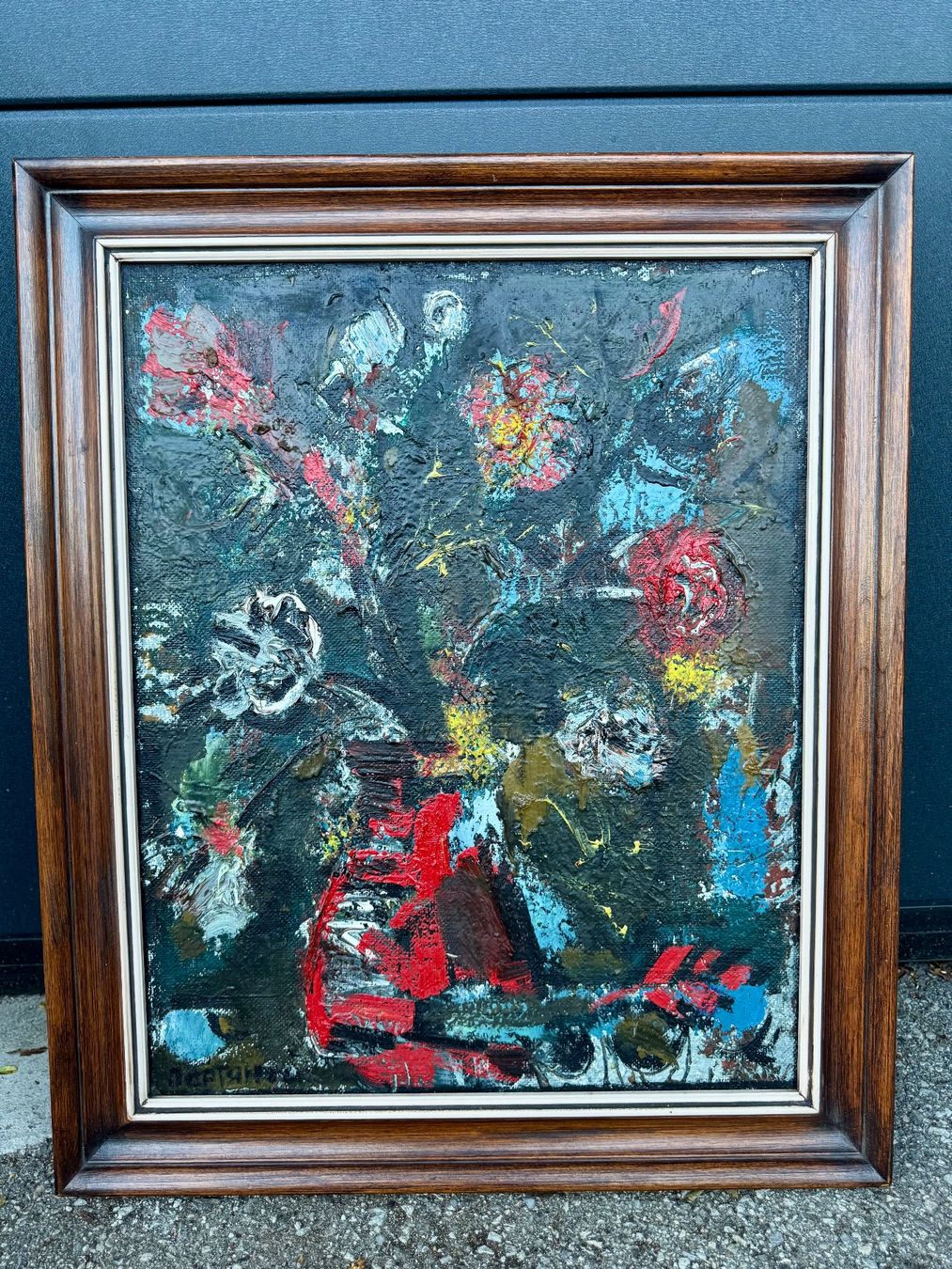 Dipinti: Original (Öl)gemälde Blumenstillleben, expressive Malerei – Usato da Romanshorn venduto da eli_88yl