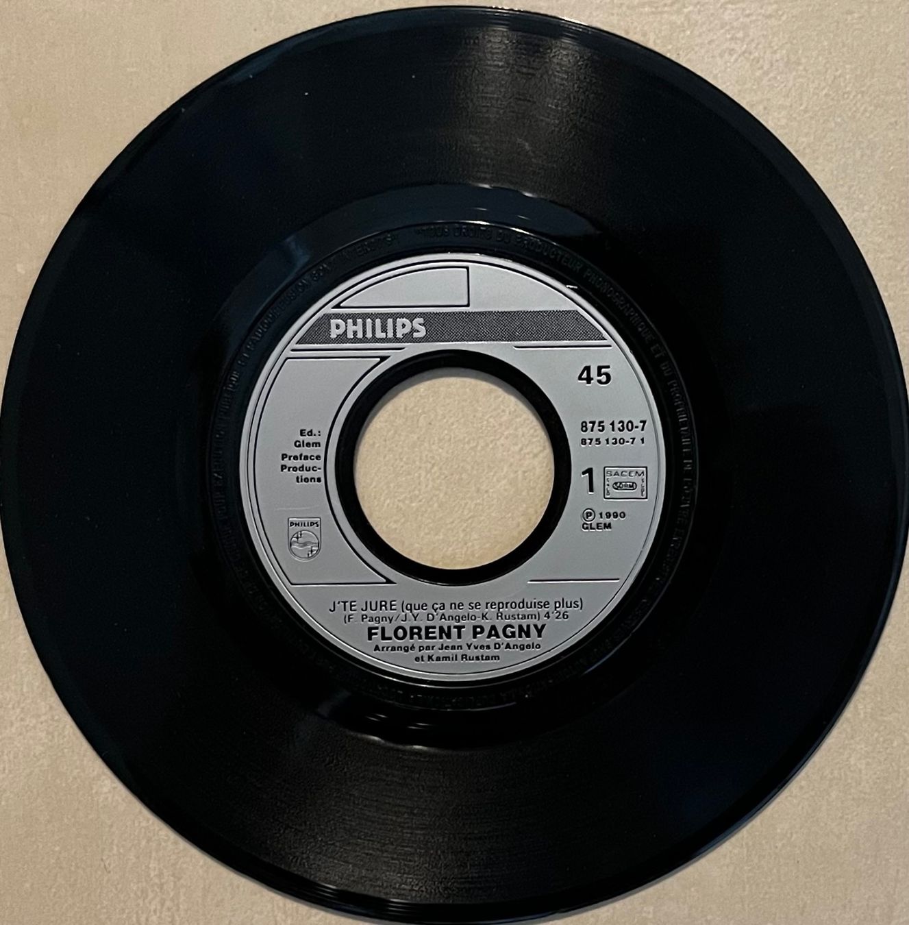 Dischi in vinile: FLORENT PAGNY - J'TE JURE – Usato da Bussigny venduto da vinyl-pas-cher