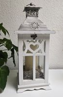 Laterne Holz Shabby Chic Vintage Kerzenhalter ca 40cm Top!
