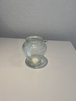 Glasvase transparent dekorativ Vintage Stil