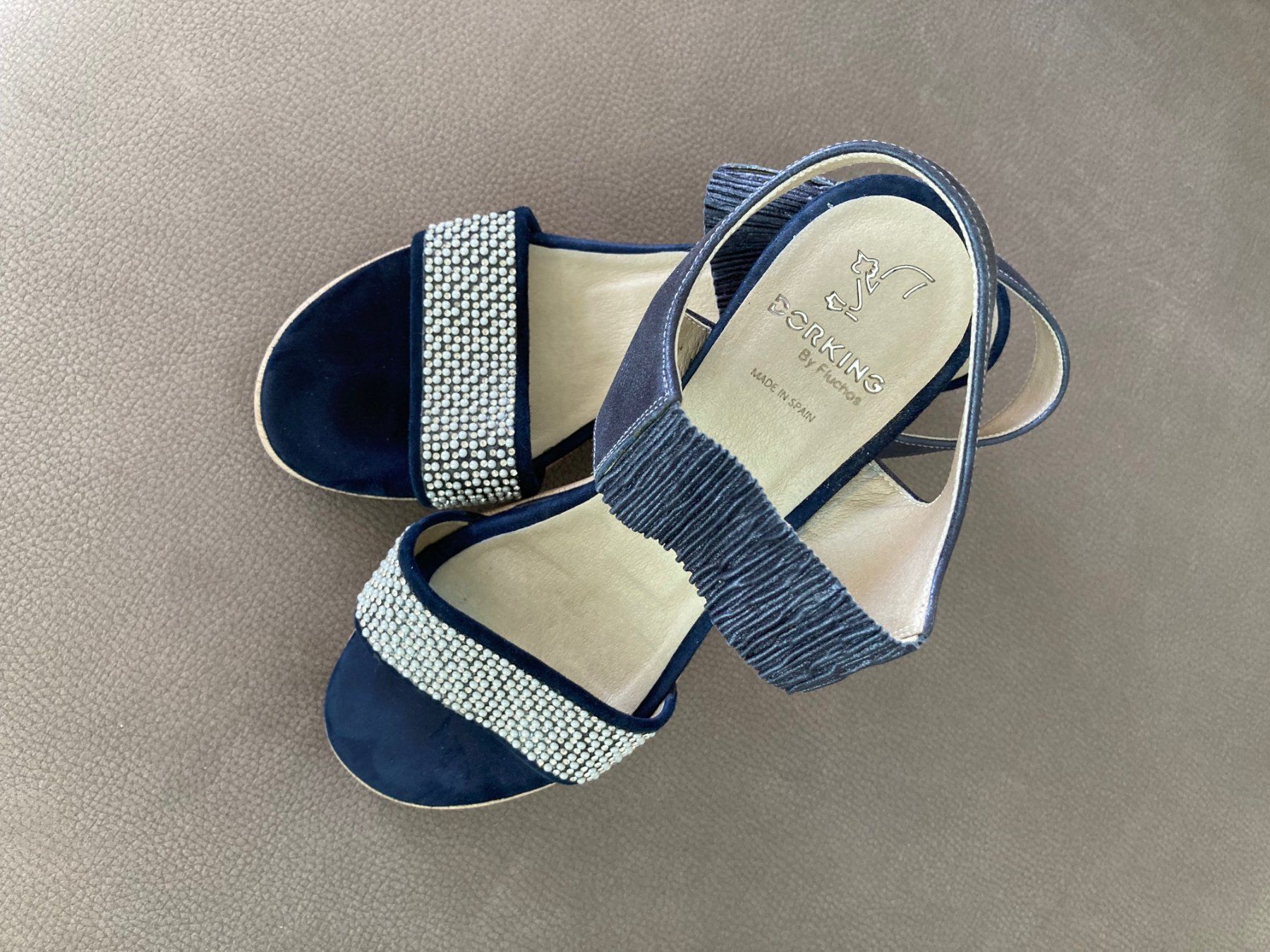 Scarpe da donna: Schuhe Keilabsatz blau Gr. 39, Wildleder – Usato da Glattpark (Opfikon) venduto da Pangie 1