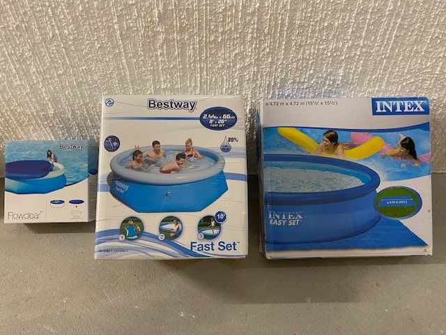Bestway Piscine: Bestway Pool-Set mit Zubehör – Nuovo e nell'imballaggio originale da Dättwil AG venduto da koldo19