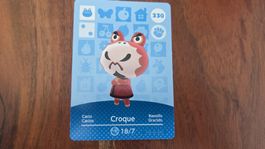 Animal Crossing amiibo Karte, Croque / Carlo, Nr. 330