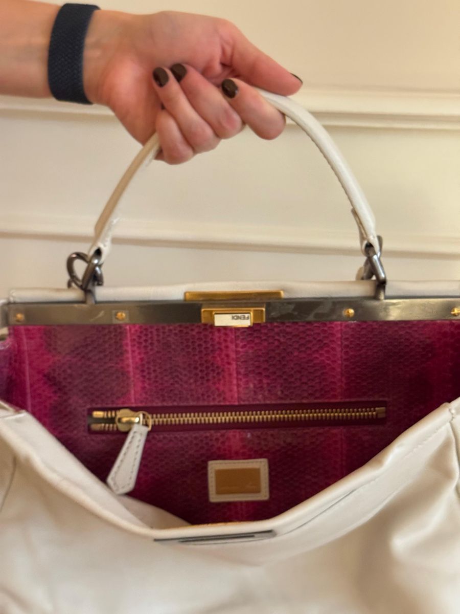 Fendi Borse da donna: Fendi Peekabo in White 40cm – Usato da Zürich venduto da Mirouch 2