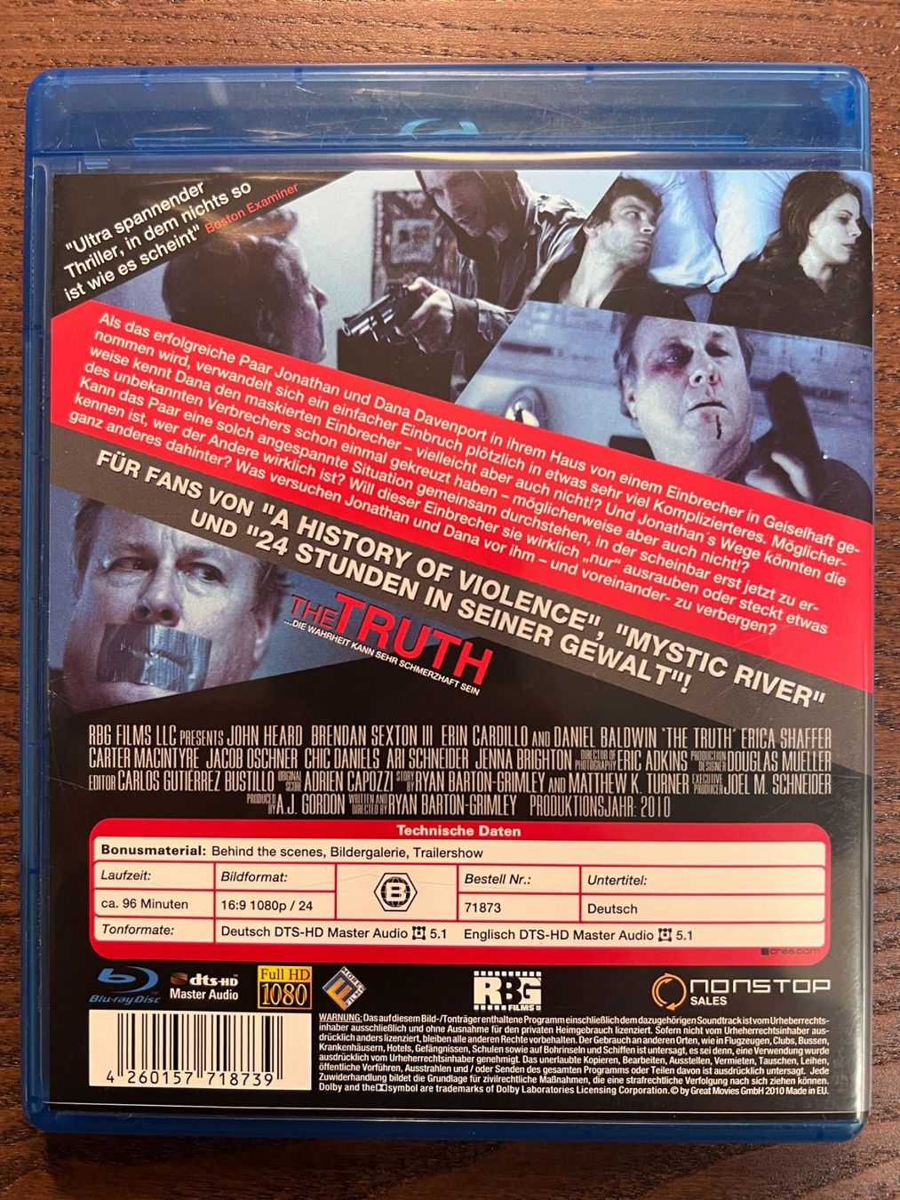 Alle DVDs: The Truth – Gebraucht aus Zürich von Blu-ray_ZH 1