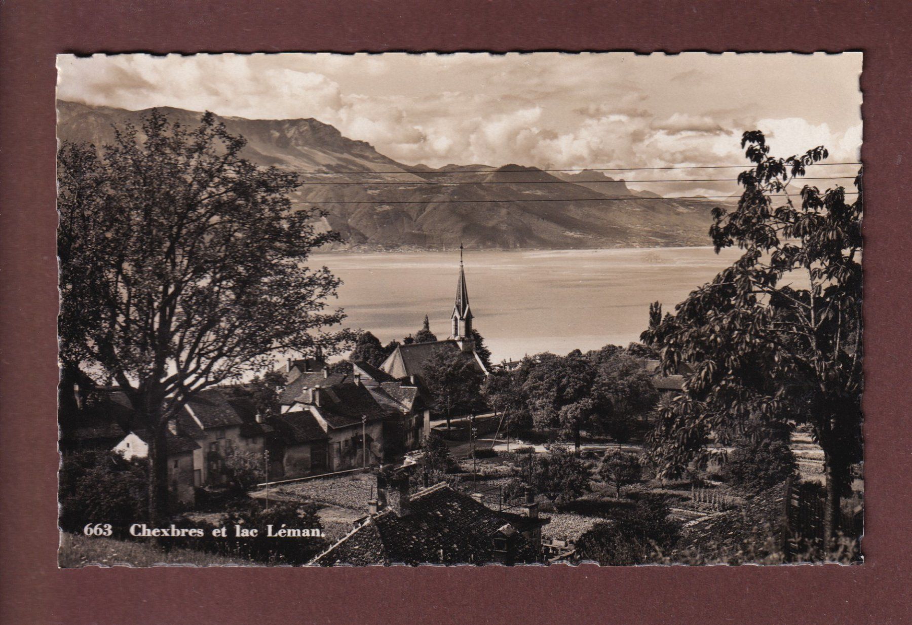 Cartes postales: CHEXBRES - Vue partielle – D'occasion à Pully par nicecards-shop