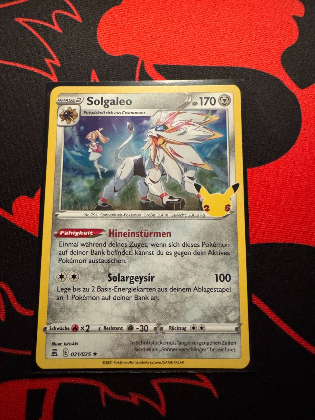 Pokémon Carte collezionabili: Solgaleo (CEL 021) - DE - Celebrations – Nuovo (secondo la descrizione) da Bülach venduto da Pfrenzel