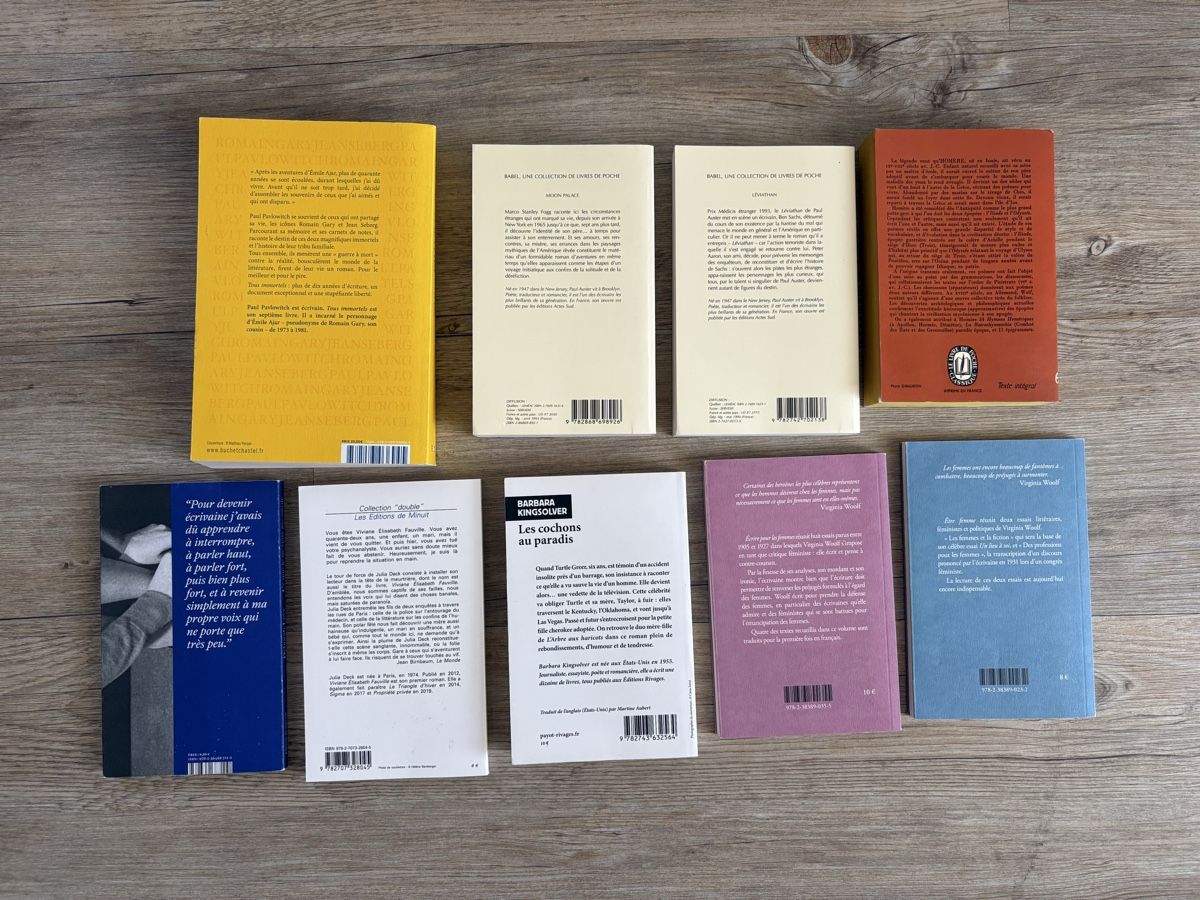 Libri: Lot de 9 livres : Auster - Woolf - Pavlowitch ... – Usato da Zweisimmen venduto da Domii 3