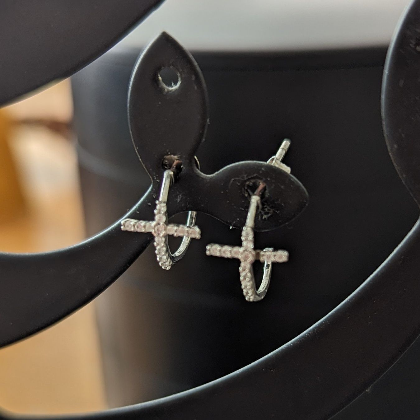 Orecchini pendenti & Orecchini a lobo: Kreuz Zirkonia Ohrstecker – Usato da Zürich venduto da Stonejewelry 1