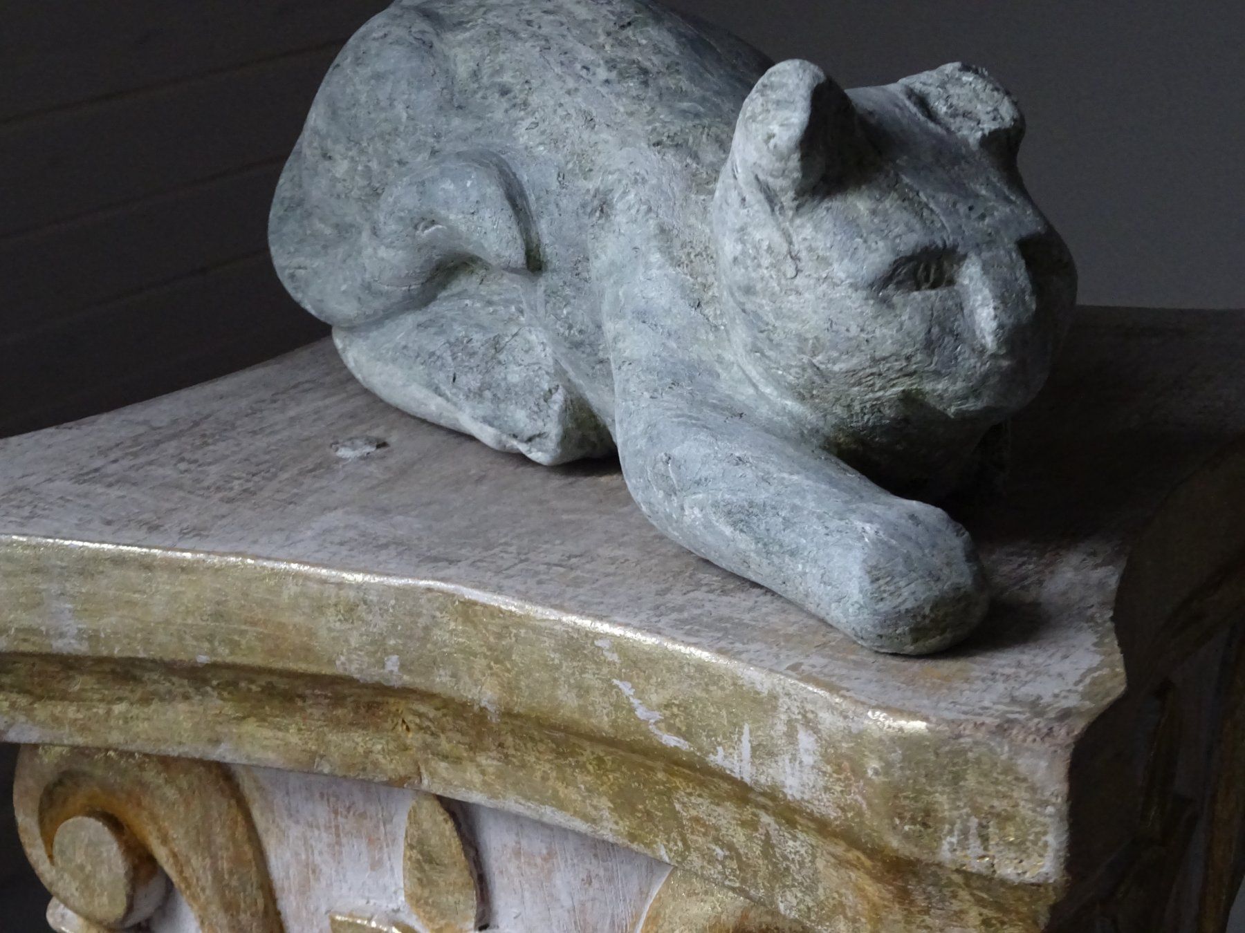 Sculture & Statue: Katze Stein Steinmetz / Katzenfigur – Usato da Esslingen venduto da eintagammeer 3