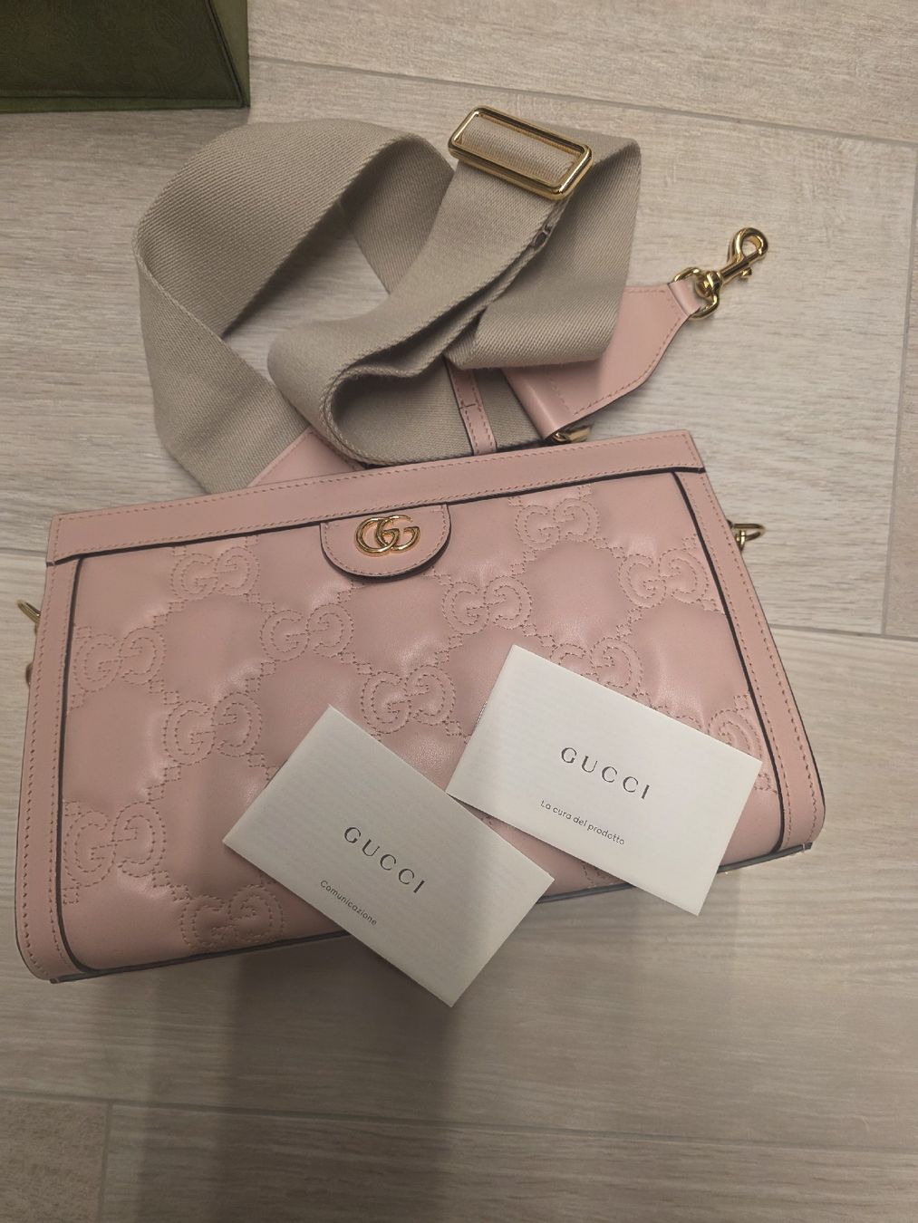 Gucci Borse da donna: Gucci Tasche rosa – Nuovo e nell'imballaggio originale da Berg TG venduto da lisboa.sky