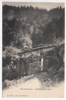 ARTH-RIGI-BAHN Rotfluhbach-Viadukt - Dampflokomotive