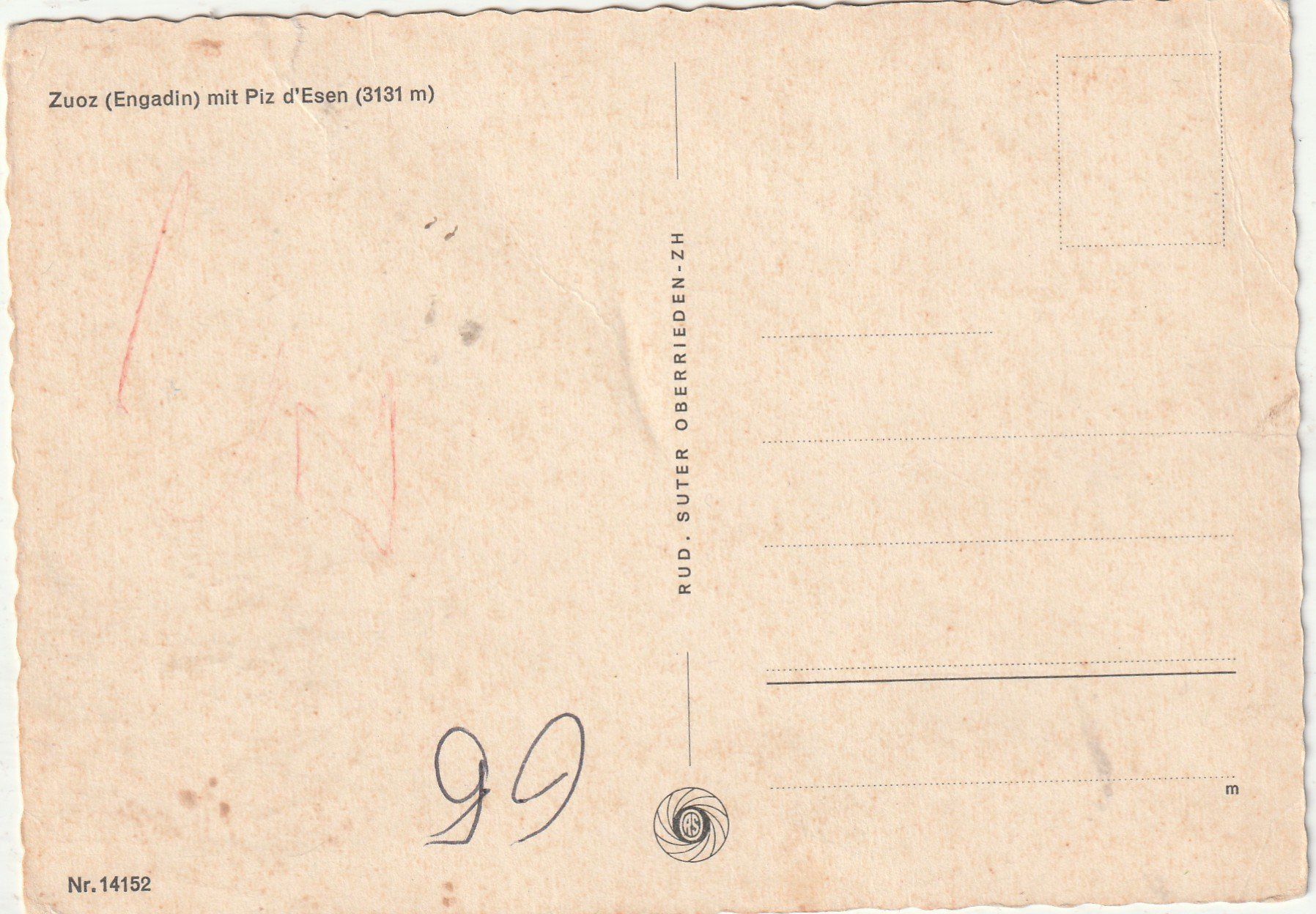 Cartoline postali: 3 Karten  Celerina Engadin – Usato da Lumbrein venduto da made02 3