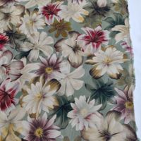 3D Druck Baumwolle Popline Elastan 1.20x1.50m Fiori